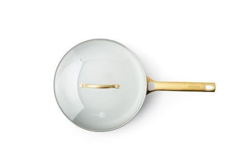 Padova Smokey Blue Covered Sauté Pan 28cm/3.6L - GreenPan