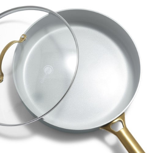 Padova Smokey Blue Covered Sauté Pan 28cm/3.6L - GreenPan