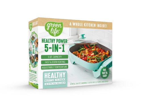 Electric Skillet- Turquoise - Greenlife