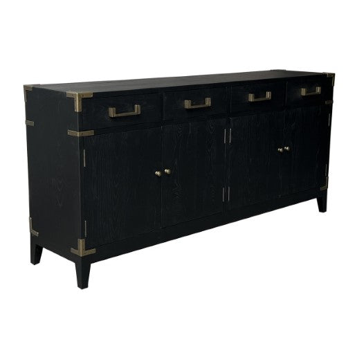 Harlequin Sideboard - Old Pine / Metal Fittings