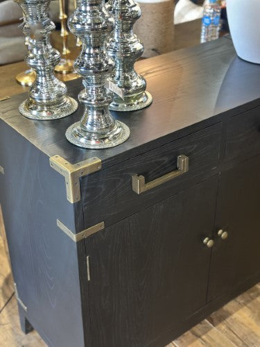 Harlequin Sideboard - Old Pine / Metal Fittings