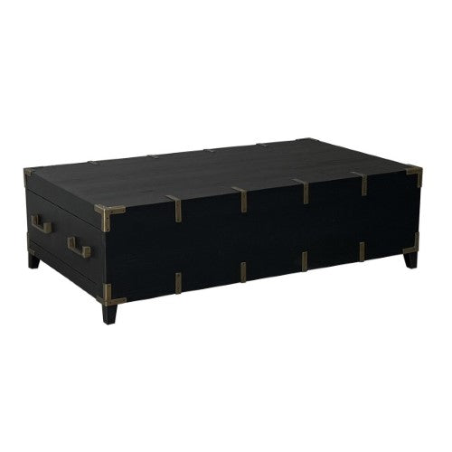 Harlequin Trunk Coffee Table - Old Pine / Metal Fittings