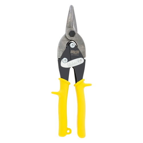 CHANNELLOCK Yellow Straight Aviation Snip - Straight Cut