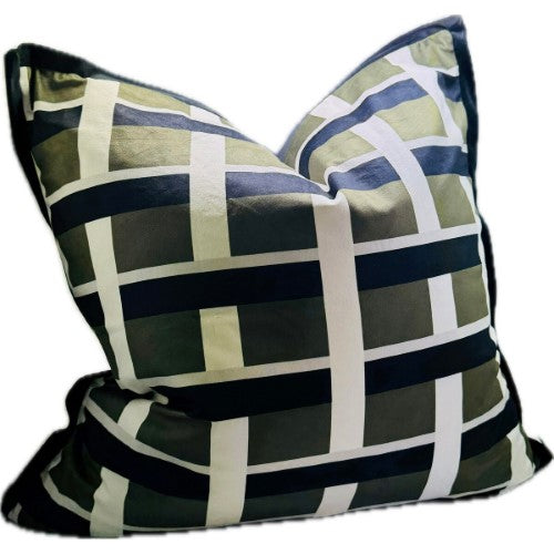 Snugg & Co. Cushion Cover - Printed Cushion Cover - Green Velvet