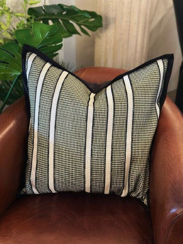 Snugg & Co. Cushion Cover - Jacquard Cushion Cover - Light Green Jacquard