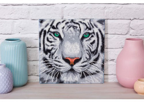 CrystalArt - White Tiger 30x30cm Kit