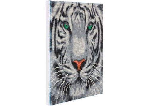 CrystalArt - White Tiger 30x30cm Kit