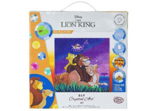 CrystalArt - Lion King Family 30x30cm Kit