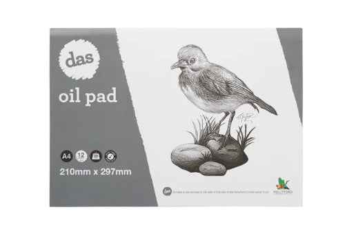 Das 300gsm 12 Sheet Oil Pads- A4