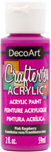 Decoart Crafter's Acrylic Paints 59ml PINK RASPBERRY