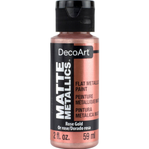 Decoart Matte Metallic Paints 59ml ROSE GOLD