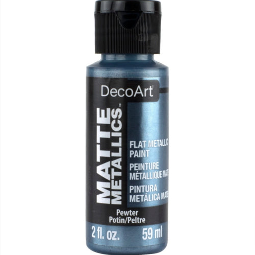 Decoart Matte Metallic Paints 59ml PEWTER