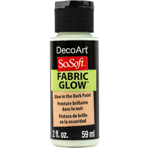 Decoart Sosoft Fabric Paints 59ml GLOW