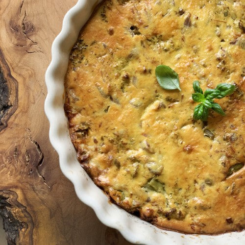 Deep Flan Dish 24 cm - Flour - Emile Henry