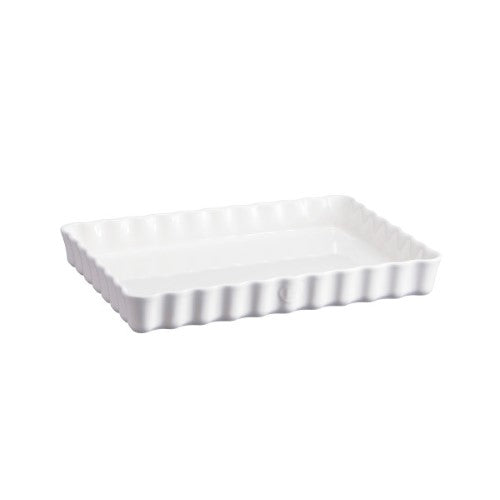 Deep Rectangular Tart Dish - Flour - Emile Henry