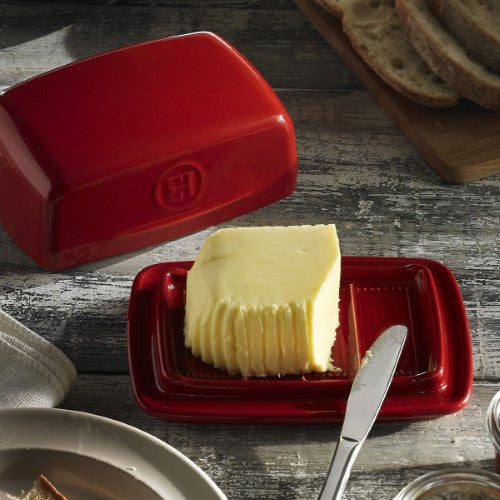 Butter Dish - Burgundy - Emile Henry