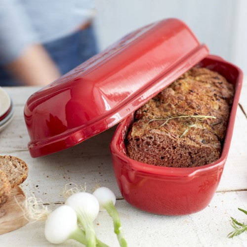 Large Bread Loaf Baker - Burgundy - Emile Henry