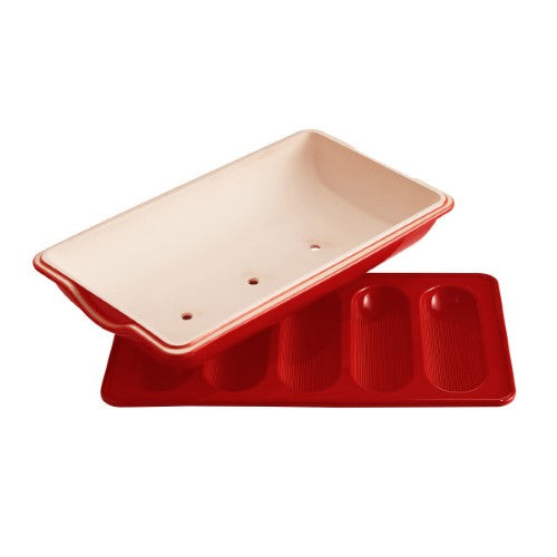 Mini-Baguettes Bread Baker - Burgundy - Emile Henry