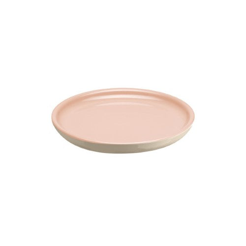 Small Plate 18cm - Powder Pink/Ivory - Emile Henry - Set of 4