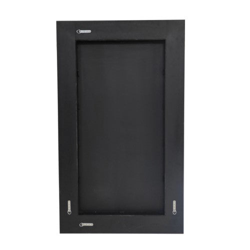 Black Oak Rectangle Wall Mirror - Oak Veneer - 180cm