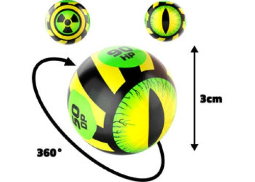 Freak Marbles - Drawstring Mesh Bag w. 3 Marbles C