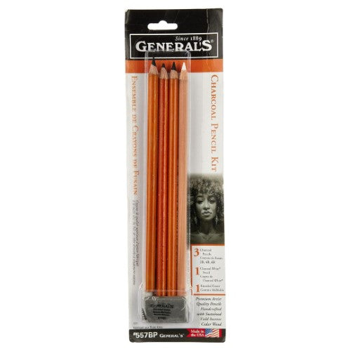 General's Charcoal Drawing Set of 7