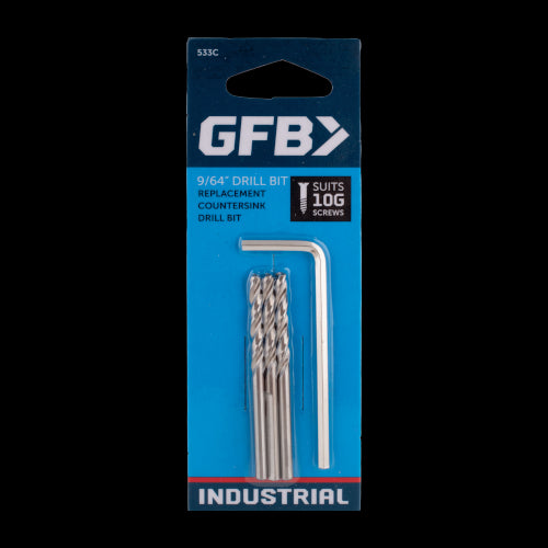 GFB Replacement Pilot Drills (Suits 10G Screws) - 3 Pack