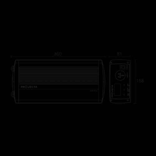 Projecta -Inverter Pure Sine 12v 1000w
