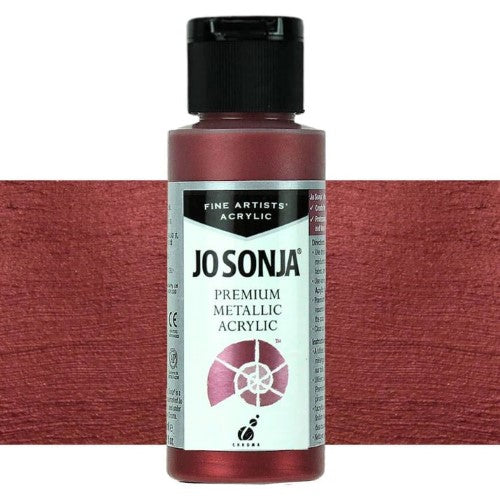 Jo Sonja 60ml Metallic Paints ROSE GOLD