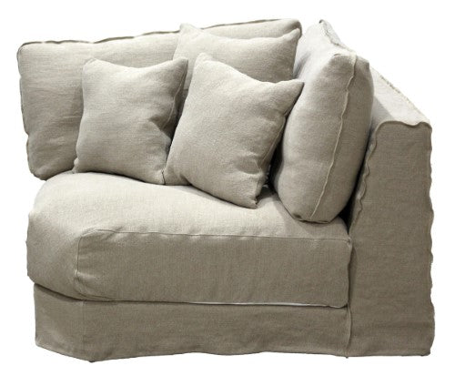 Amalfi Corner-Burlap 100% Linen