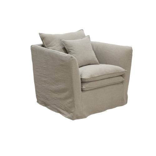 Montigo Armchair-Taupe Linen /Cotton Mix