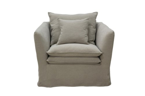 Montigo Armchair-Taupe Linen /Cotton Mix