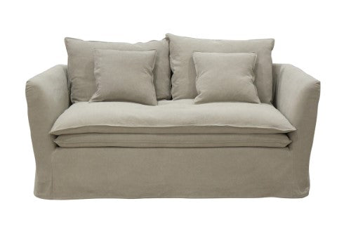 Montigo 2 Seater-Taupe Linen /Cotton Mix