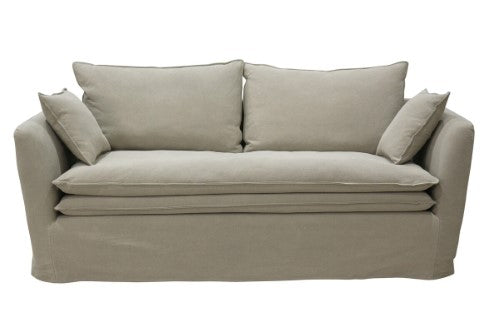 Montigo 3 Seater-Taupe Linen /Cotton Mix