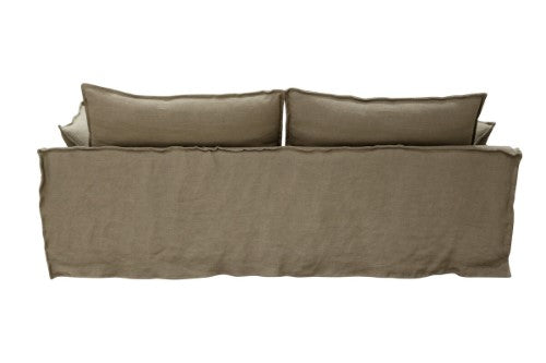 Marseille 3 Seater-Oatmeal 100% Linen