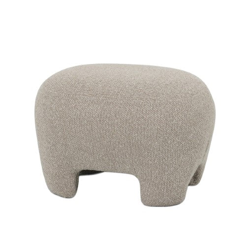Elle Ottoman - Eggshell