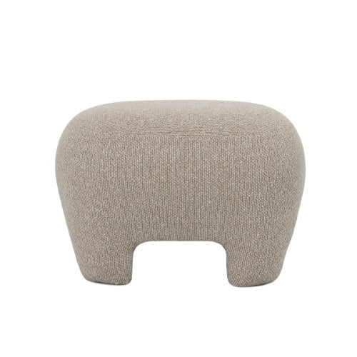 Elle Ottoman - Eggshell