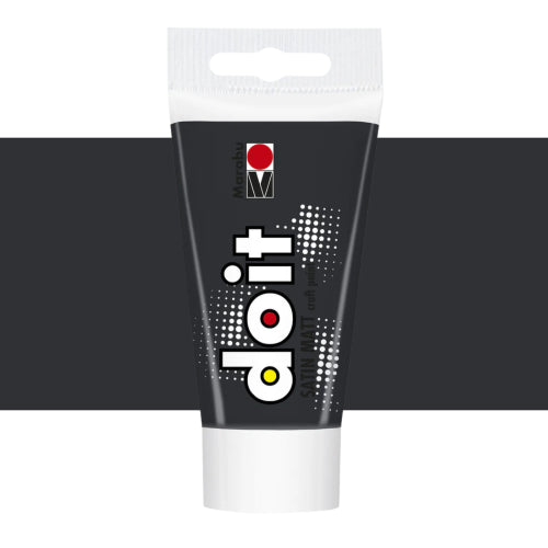 Marabu Do It 75ml Craft Paints 073 Black