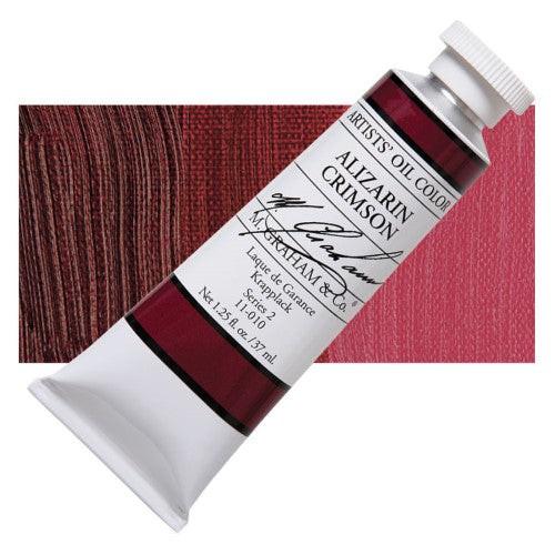 M Graham 37ml Artists' Oil Paints ALIZARIN CRIMSON