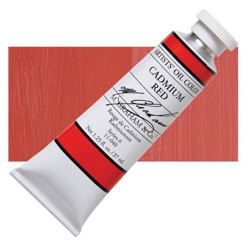M Graham 37ml Artists' Oil Paints CADMIUM RED