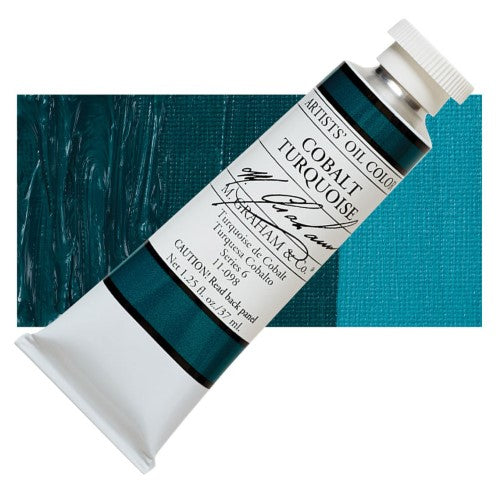 M Graham 37ml Artists' Oil Paints COBALT TURQUOISE