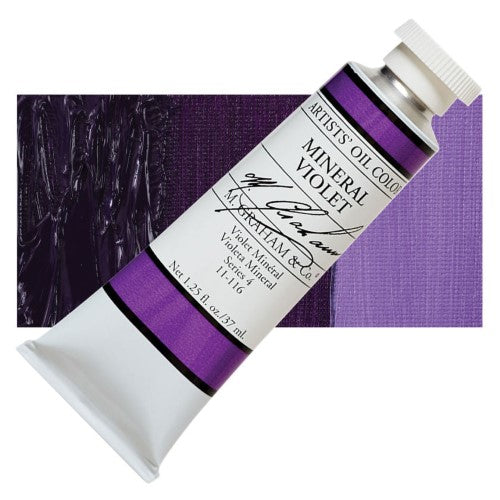 M Graham 37ml Artists' Oil Paints MINERAL VIOLET