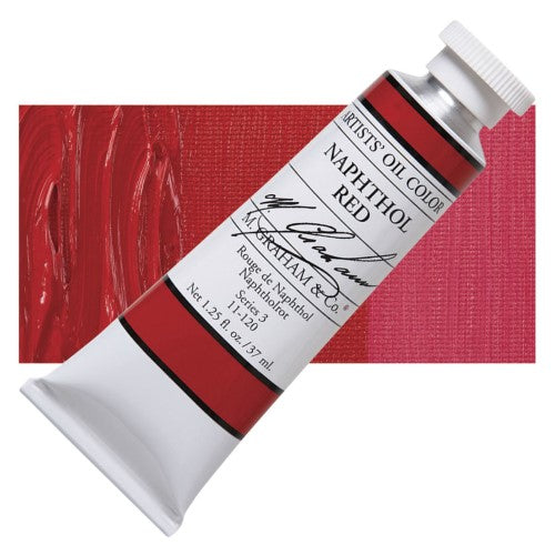 M Graham 37ml Artists' Oil Paints NAPTHOL RED