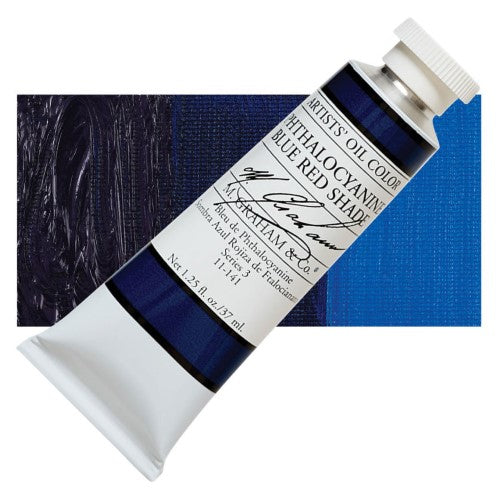 M Graham 37ml Artists' Oil Paints PHTHALO BLUE RED SHADE