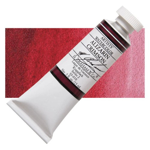 M Graham 15ml Artists' Watercolour Paints ALIZARIN CRIMSON