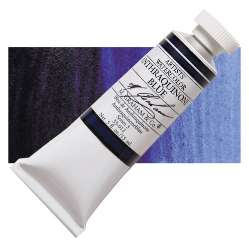 M Graham 15ml Artists' Watercolour Paints ANTHRAQUINONE BLUE