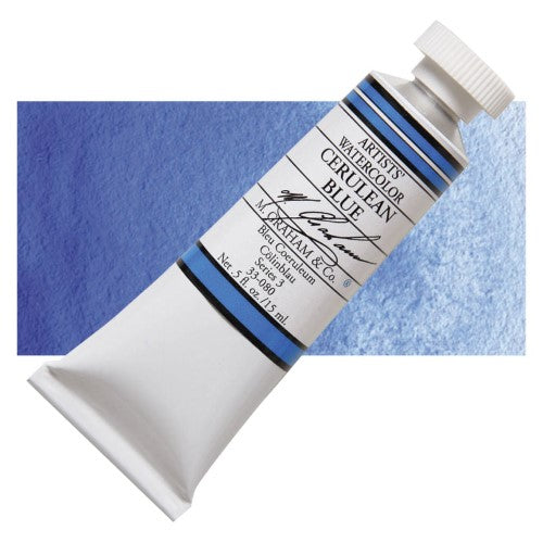M Graham 15ml Artists' Watercolour Paints CERULEAN BLUE
