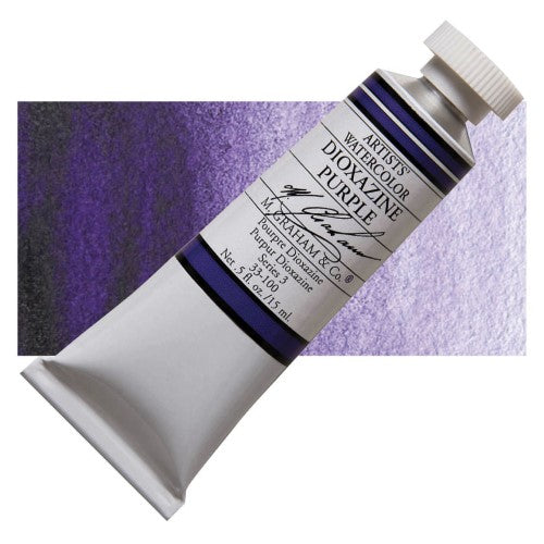 M Graham 15ml Artists' Watercolour Paints DIOXAZINE PURPLE