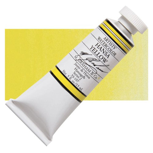 M Graham 15ml Artists' Watercolour Paints HANSA YELLOW