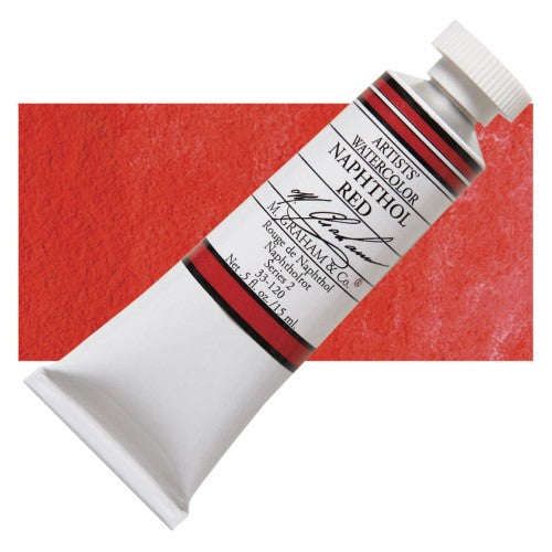 M Graham 15ml Artists' Watercolour Paints NAPTHOL RED
